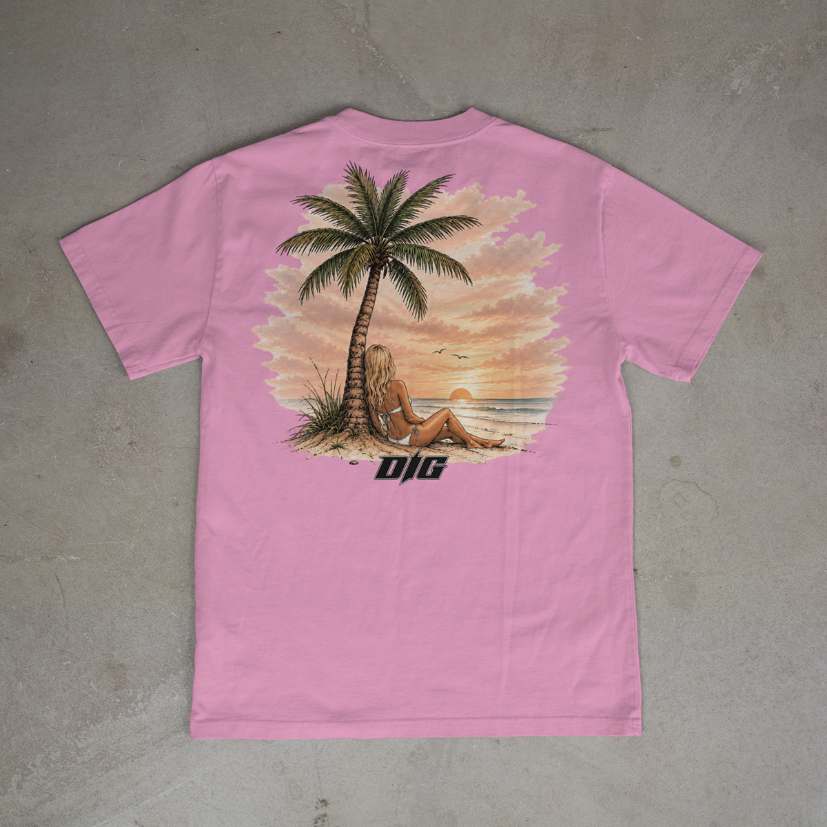 Pink Beach Views T-Shirt