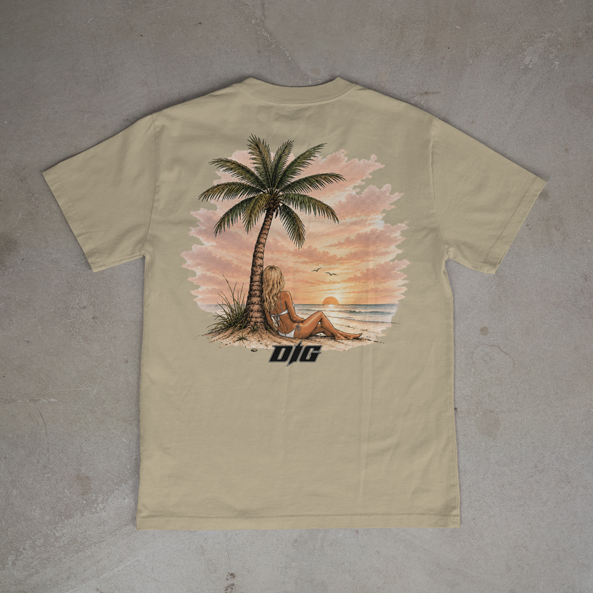 Tan Beach Views T-Shirt